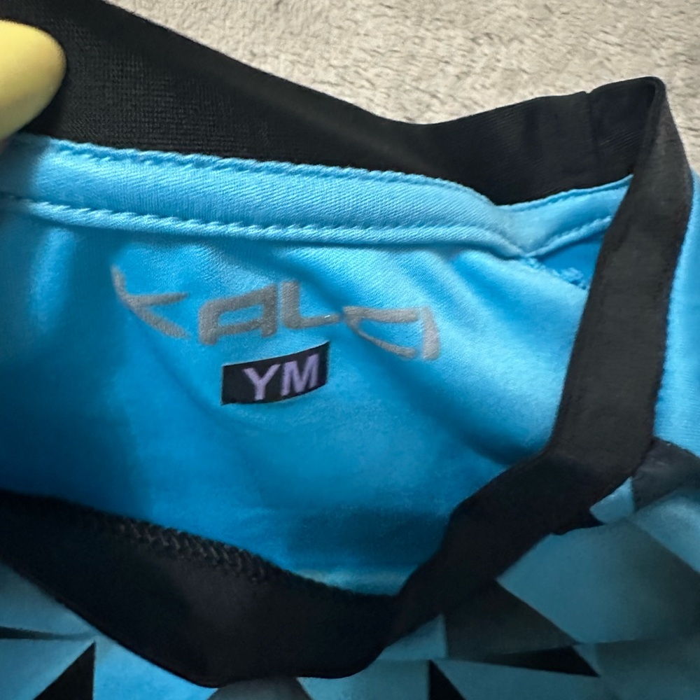 Blue Geometric goal keeper long sleeve jersey - Picture 12 of 16